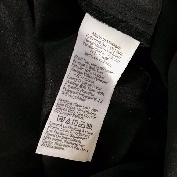 J. Crew Black Sheer Skirt with Slip - Picture 5 of 5